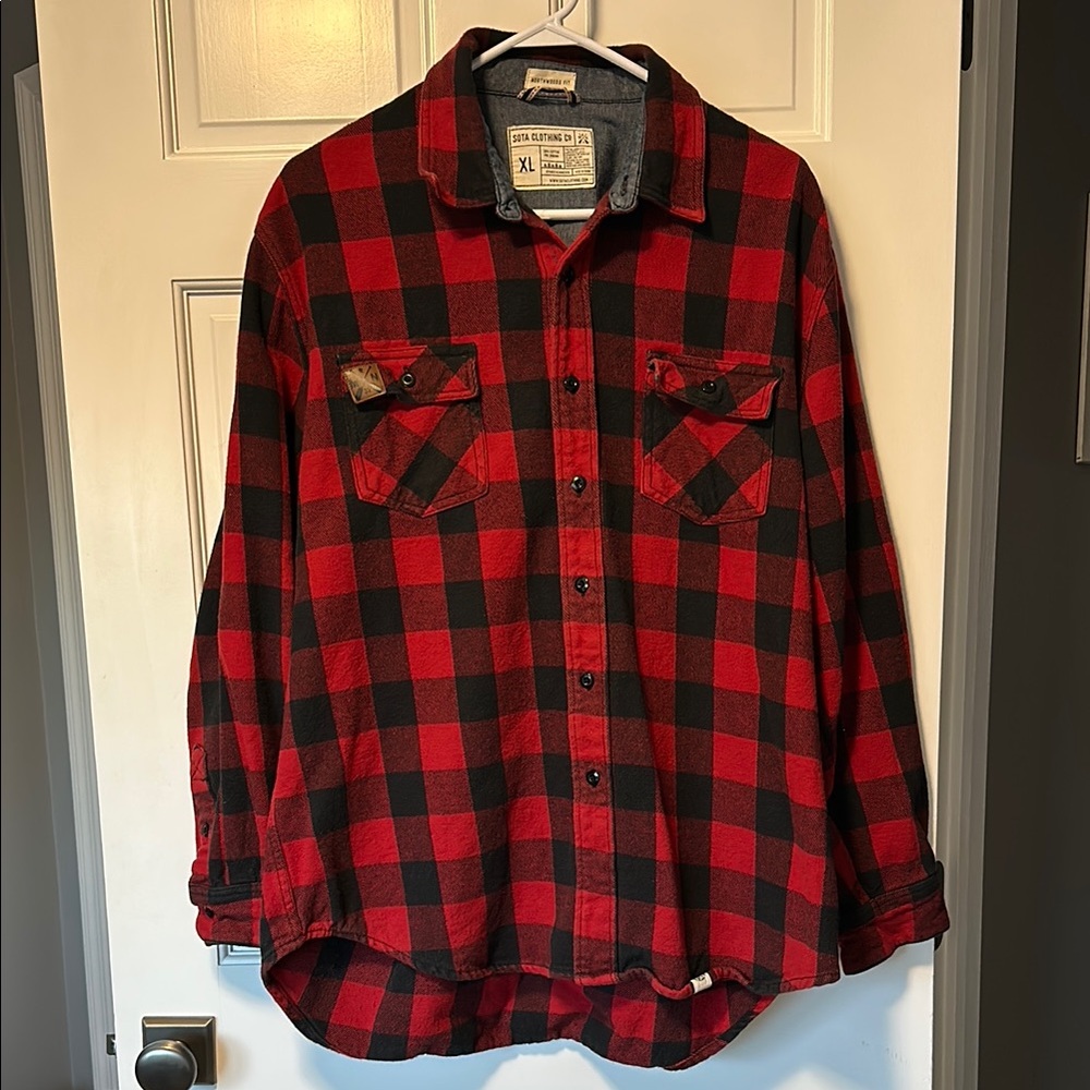 Buffalo Plaid Flannel Shirt